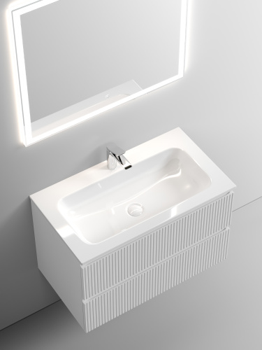 Тумба под раковину Sancos SNOB T SNT80W 79х44,5х50 настенная - фото 4